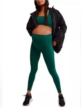 NWT FP Movement x Hatch Never Better High-Rise Harden Green Leggings
